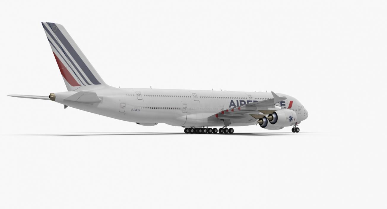 Airbus A380-1000 Air France 3D